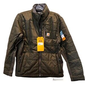 Carhartt Rugged Rain Defender Insulated Jacket Women NEW sz S 4-6 NEW Camo Green